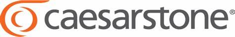 caesarstone Logo of caesarstone featuring orange and gray text with a circular orange graphic element.